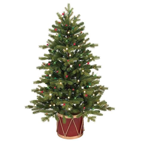 4 ft pre lit christmas tree|4' outdoor prelit christmas trees.